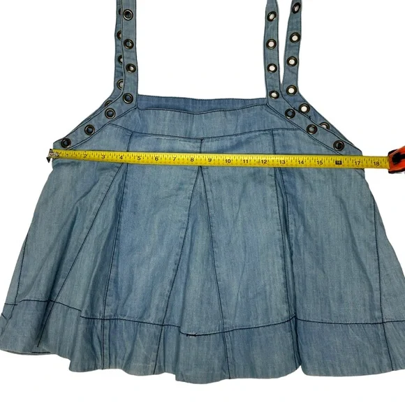 NWT Free People Zinnia Swing Tank blue - Picture 6 of 16